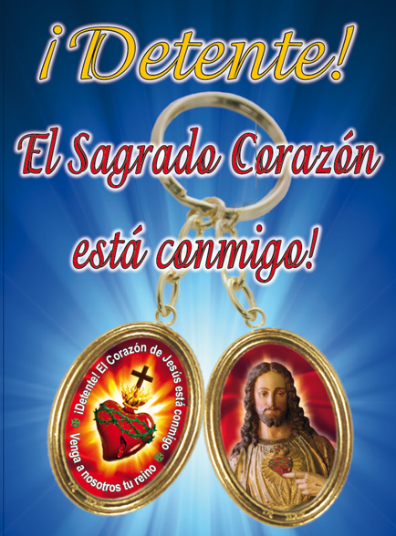 Llavero Detente Sagrado Corazón de Jesús