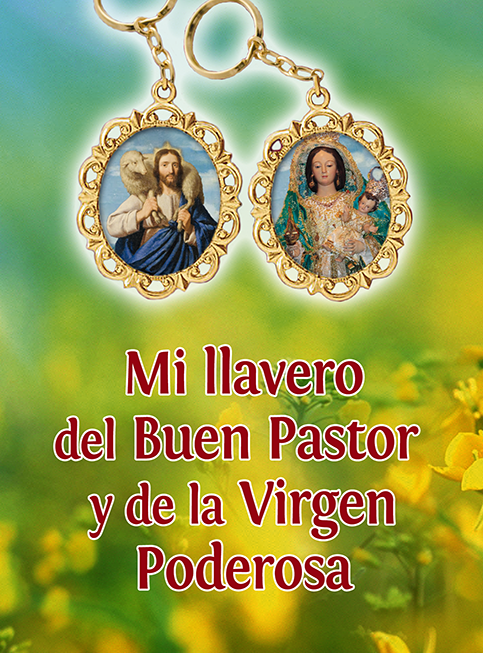 Llavero del Buen Pastor y de la Virgen Poderosa